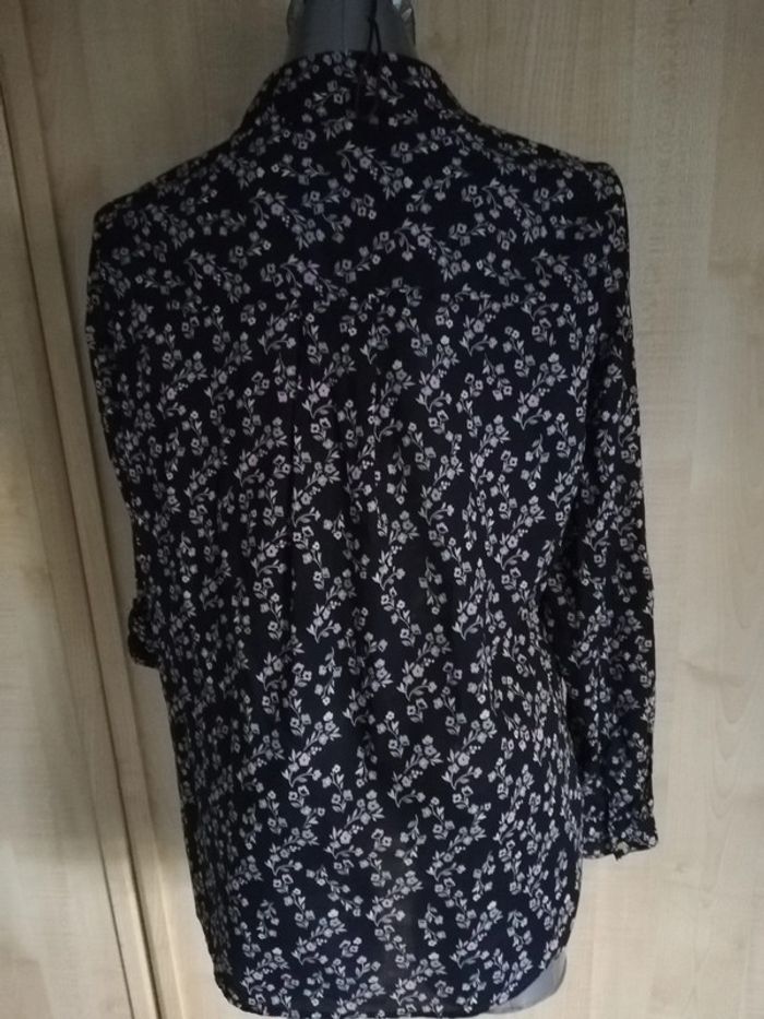 Blouse fleurie manches longues taille 38 - photo numéro 7