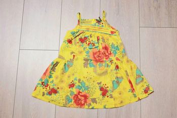 Robe jaune. Fille 2 ans. Marque Orchestra