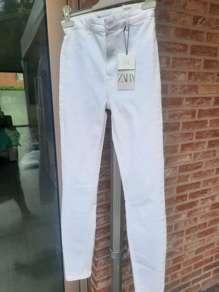 Jeans blanc zara