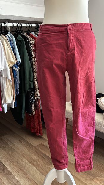 Pantalon skinny rose Tissaia T40