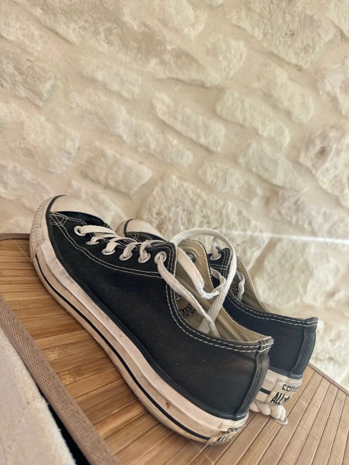 Basket en toile noir Converse Pointure 40 - 10 € - photo numéro 4