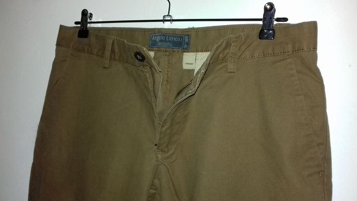 Pantalon Chino régular marron - Angelo Litrico - T. W38/L32 - - photo numéro 8