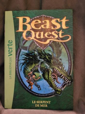 Beast Quest Tome 2 Le serpent de mer bibliothèque verte