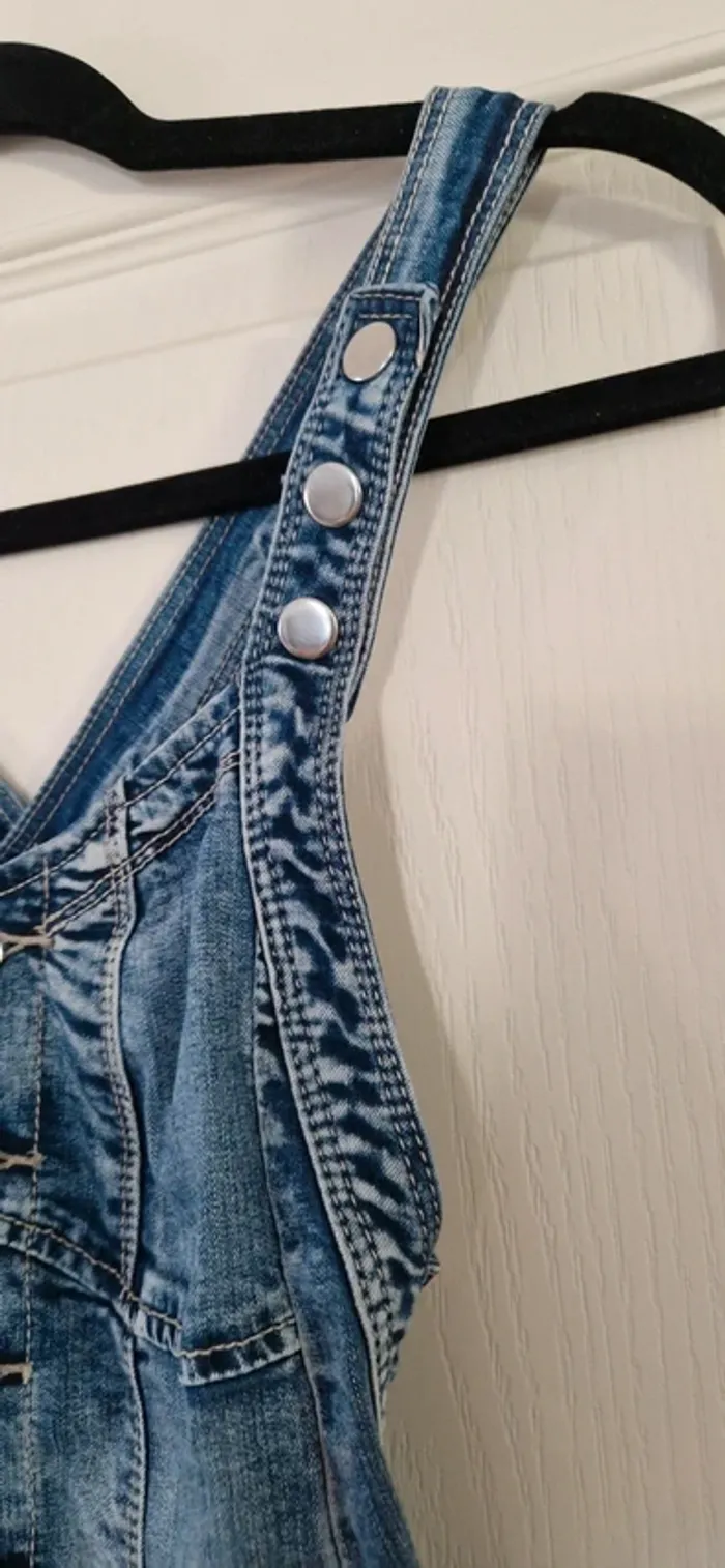 Salopette. Combinaison jeans SMFTG - photo numéro 9