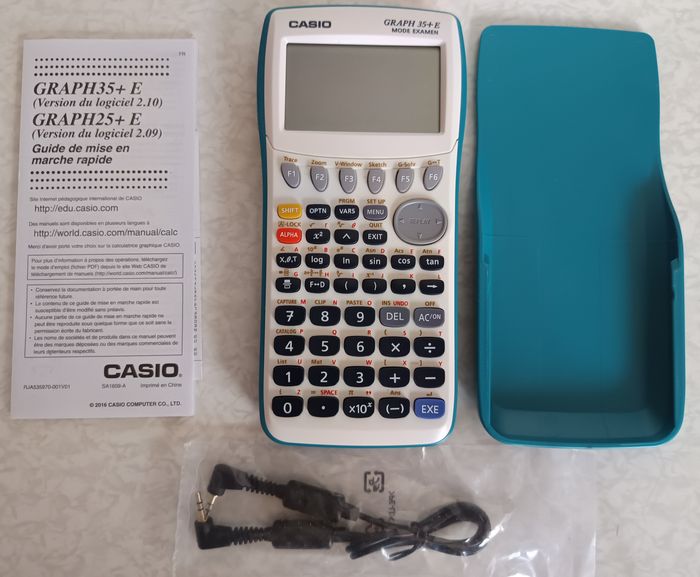 Casio Graph 35+ E Calculatrice graphique USB avec mode examen emballage original - photo numéro 2