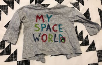 Teeshirt manches longues 6 mois gris