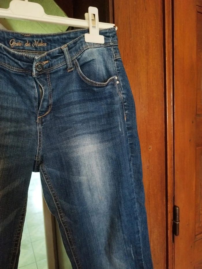 Jeans bleu foncé Grain De Malice taille S/36 - photo numéro 6