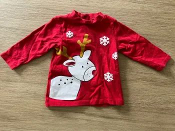 Teeshirt manches longues Noël 9 mois Orchestra