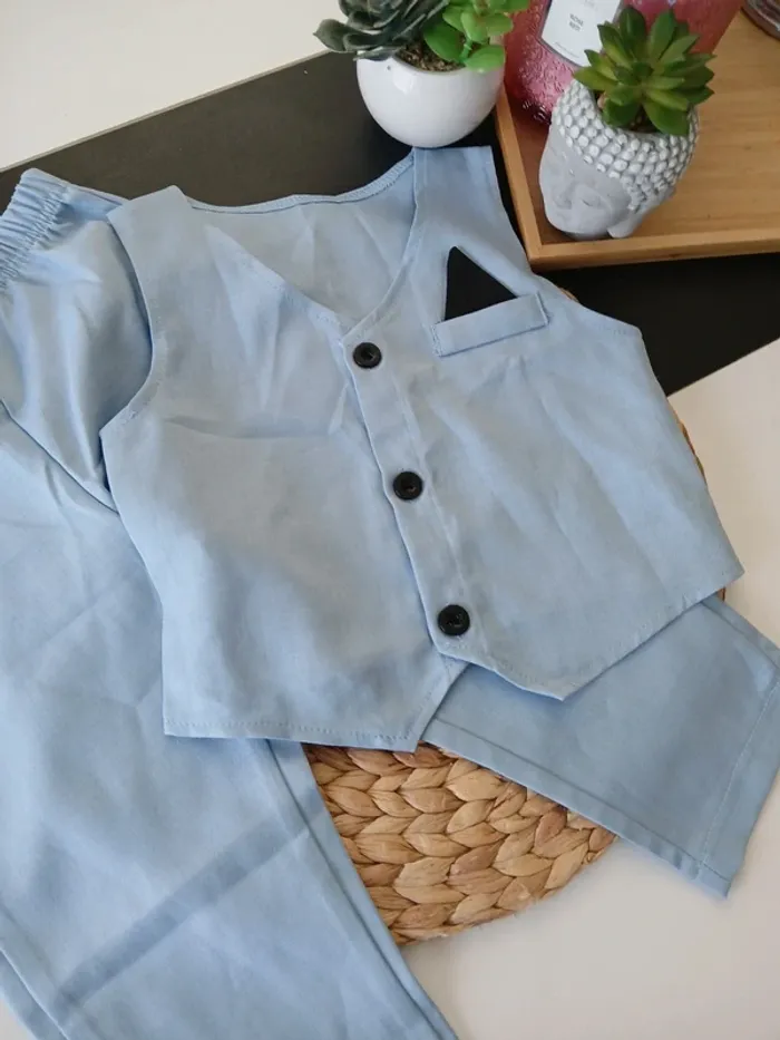 Ensemble pour cérémonie garçon Taille 18/24mois🎉🌿 - photo numéro 2