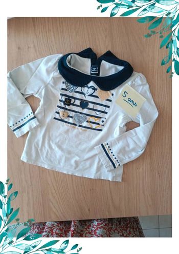 T-shirt manches longues 5 ans