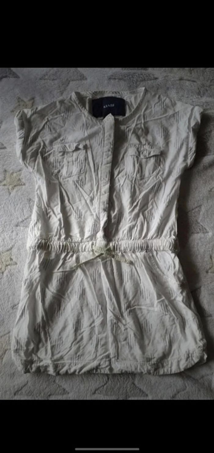 Robe tunique blanche Kiabi