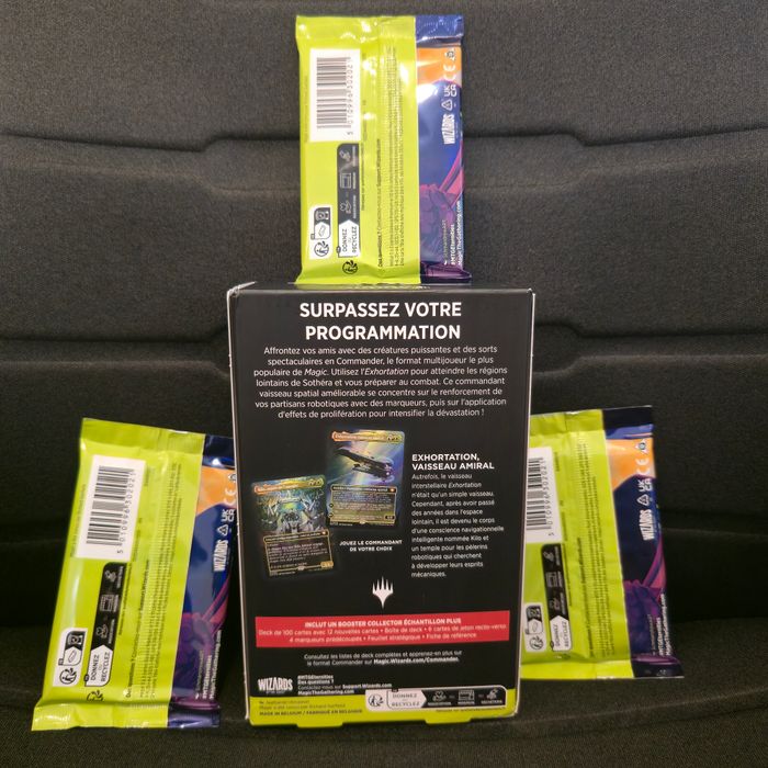 Lot de 3 Boosters Collector + 1 Deck Contre-Intelligence Aux Portes Des Éternités (Petit Choc) Magic - photo numéro 2