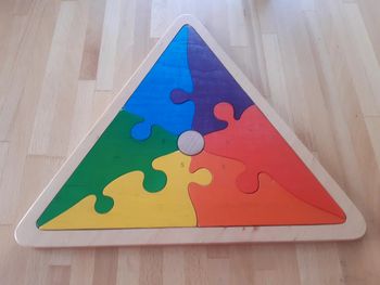 Puzzle 6 pièces triangle