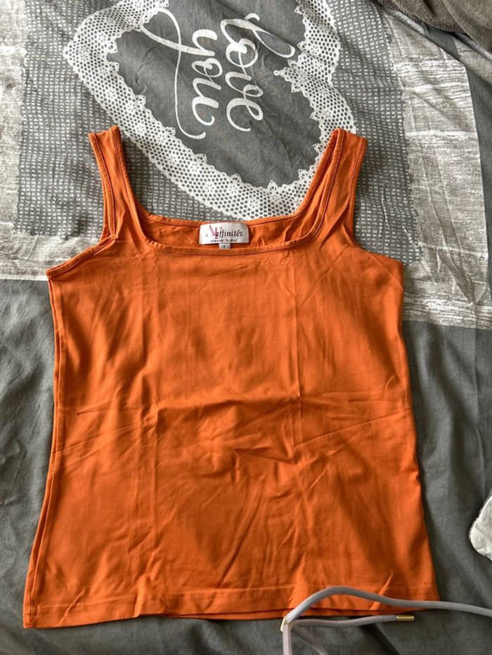 Débardeur orange
