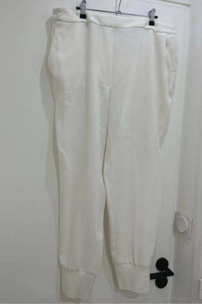 Pantalon Zara blanc taille xxl neuf - photo numéro 2