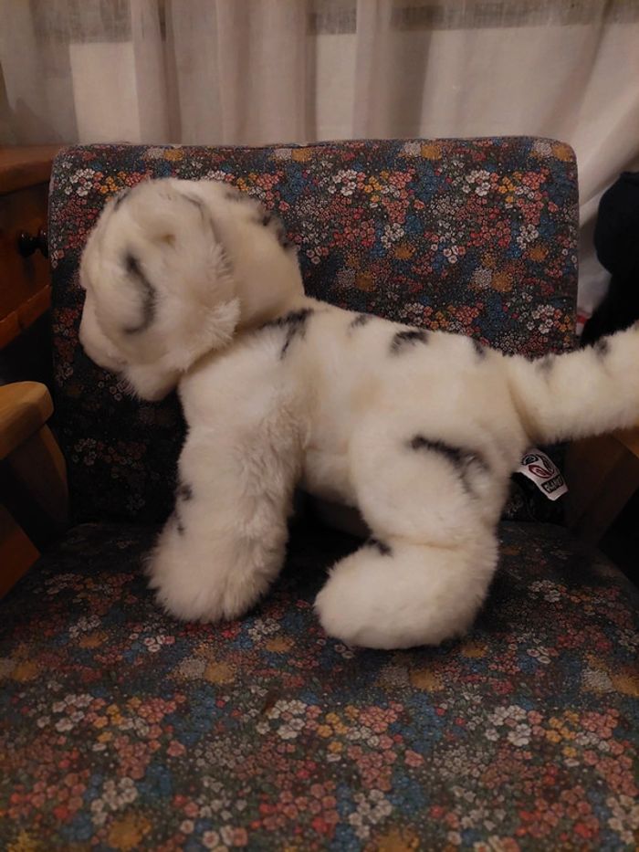 Nature planet - peluche bébé tigre blanc - photo numéro 3