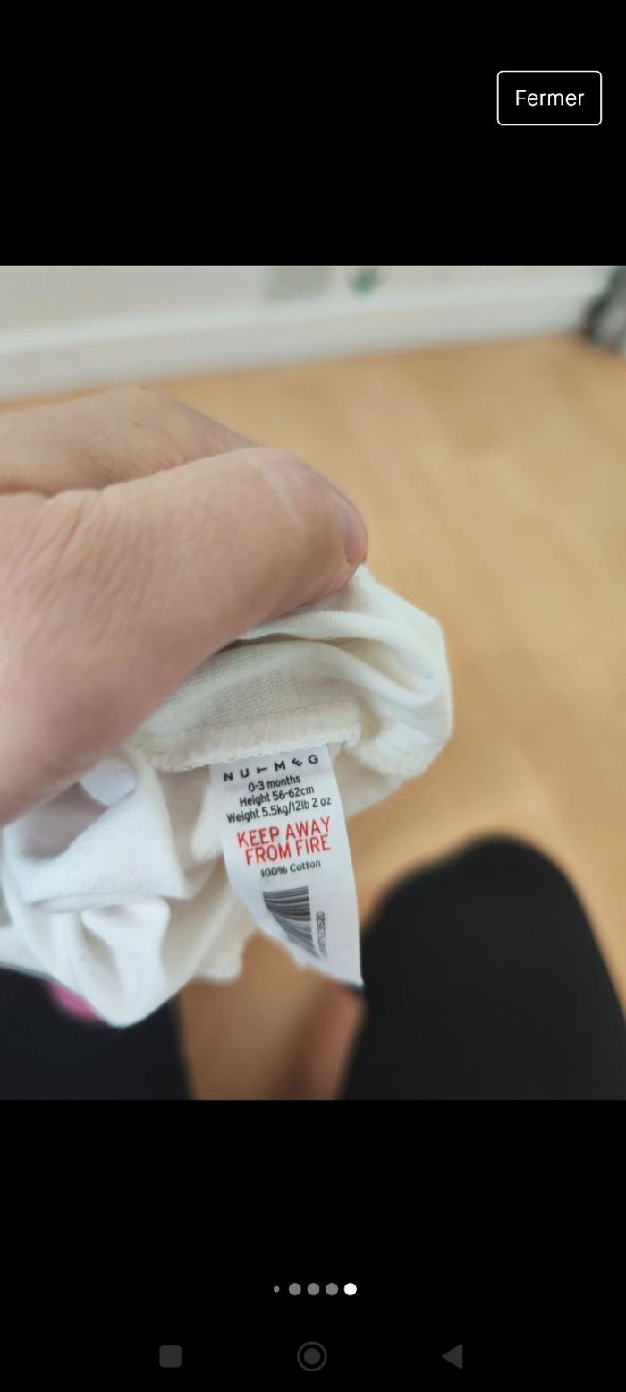 Fille le lot body intégrée avec tee-shirt - photo numéro 6