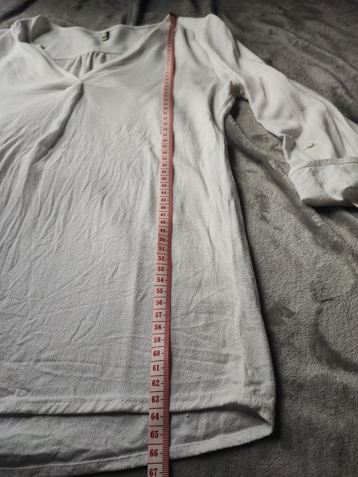 Haut Blanc Femme stradivarius M - photo numéro 6