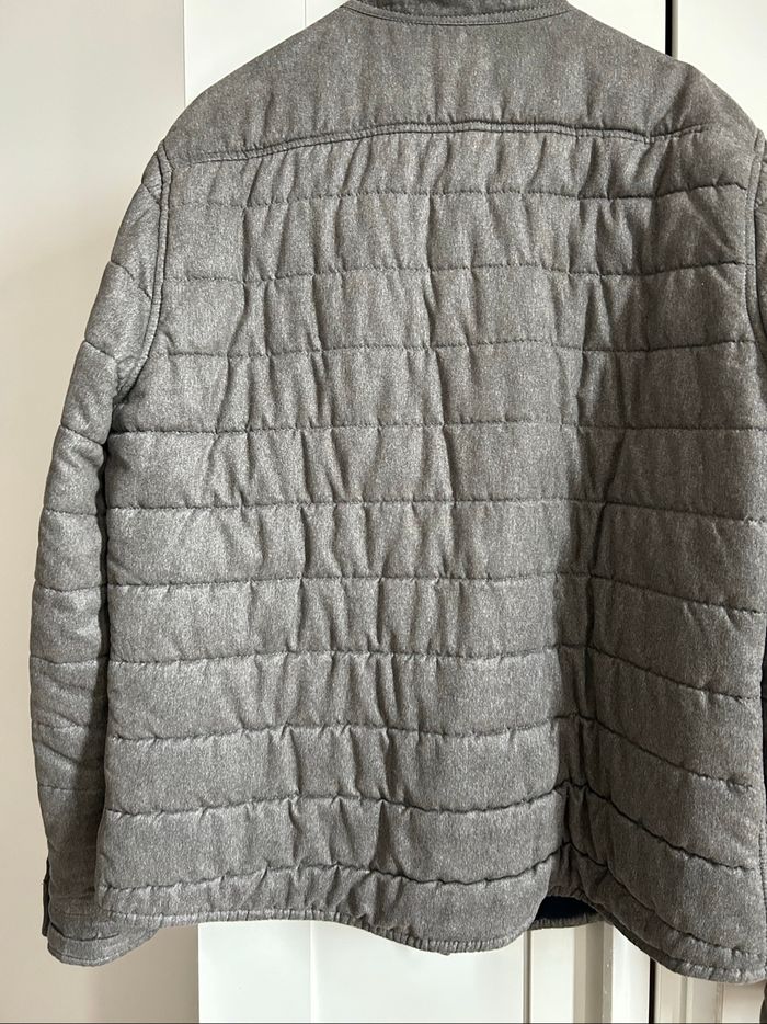 Veste grise unie matelassée Homme Zara Tailles L-XL - photo numéro 8