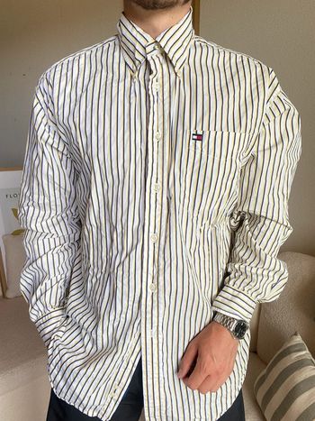Chemise Tommy Hilfiger - taille L - rayure 👔