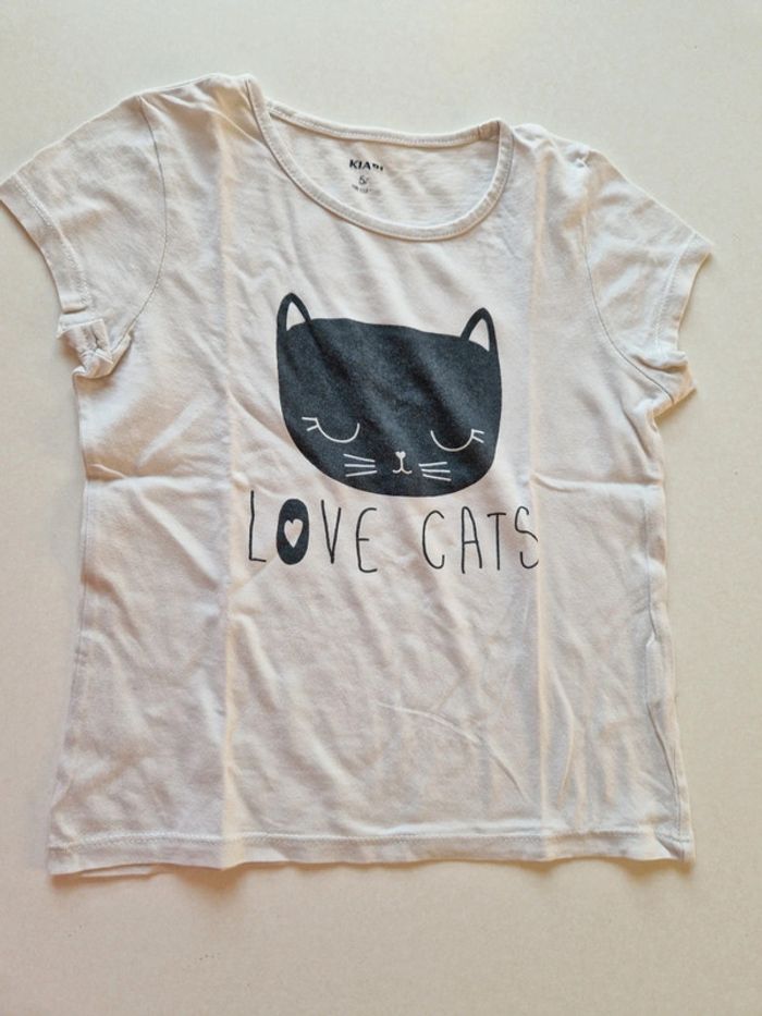 Tee-shirt love cats 5 ans