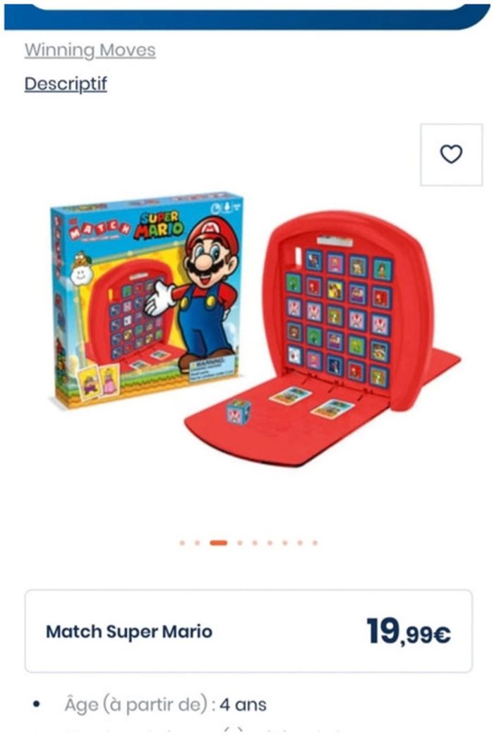 Jeu de stratégie Mario - en très bon état - photo numéro 3