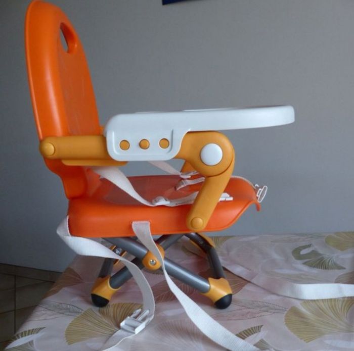 Chaise haute portable /rehausseur chaise pliante - photo numéro 2