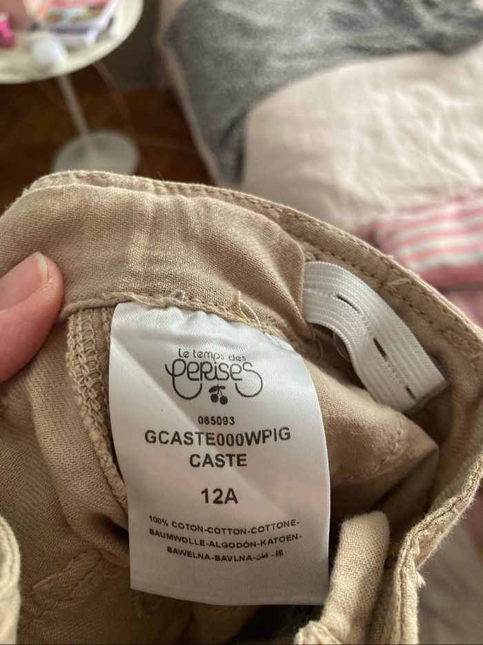Le Temps des  Cerises pantalon beige 12 ans - photo numéro 10