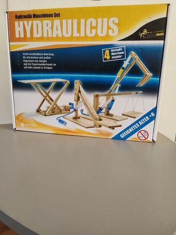 18 - Kit de construction HYDRAULICUS - Set de machines hydrauliques en bois - NEUF 🛠️
