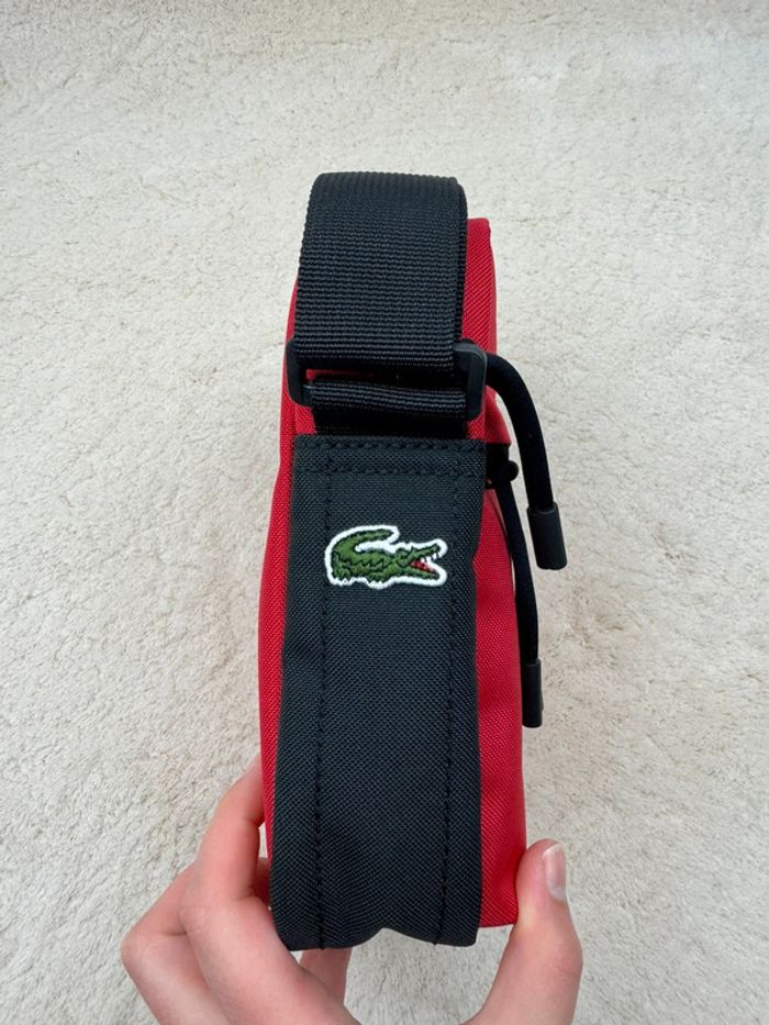 Sacoche Lacoste Neuve Rouge - photo numéro 3
