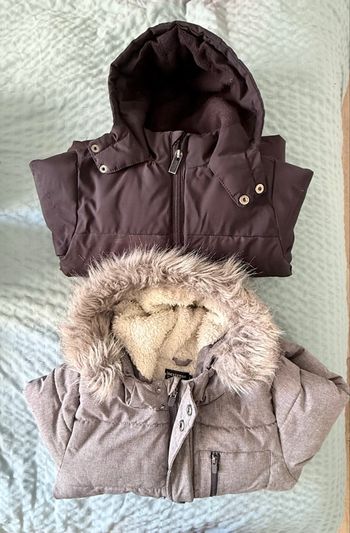 Manteaux avec capuche 8 ans 