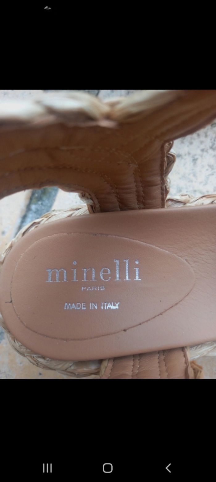Sandales 👡 Minelli t.41 - photo numéro 4