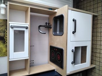 Cuisine IKEA bois enfants