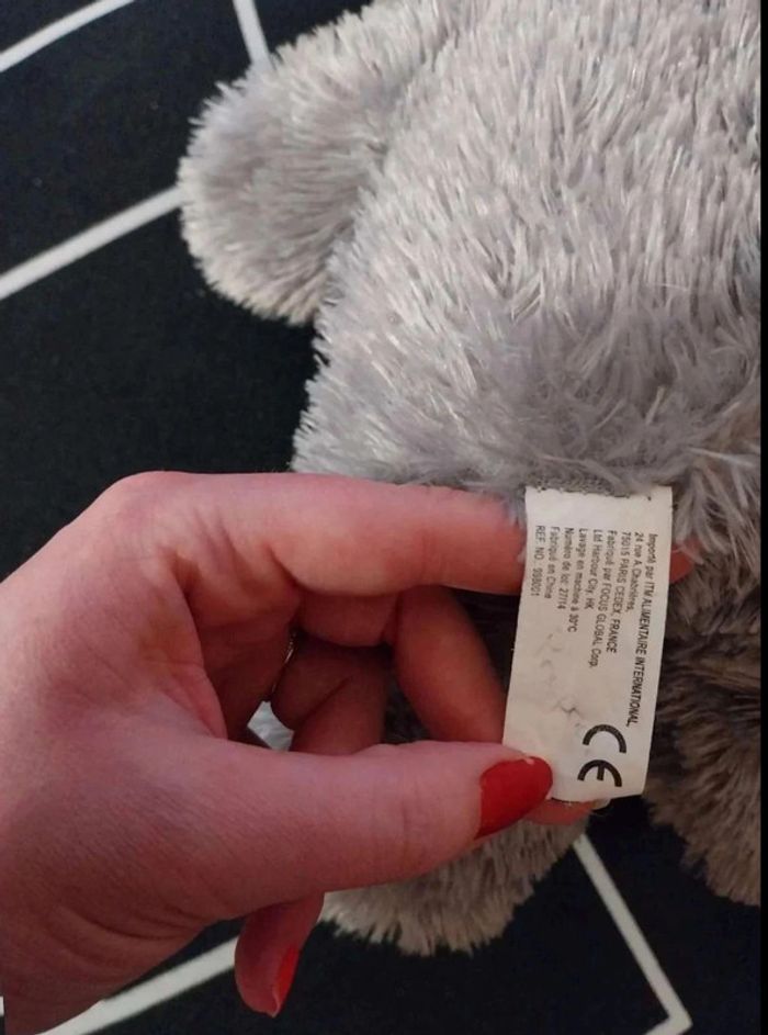 Doudou élephant tout  doux - photo numéro 5