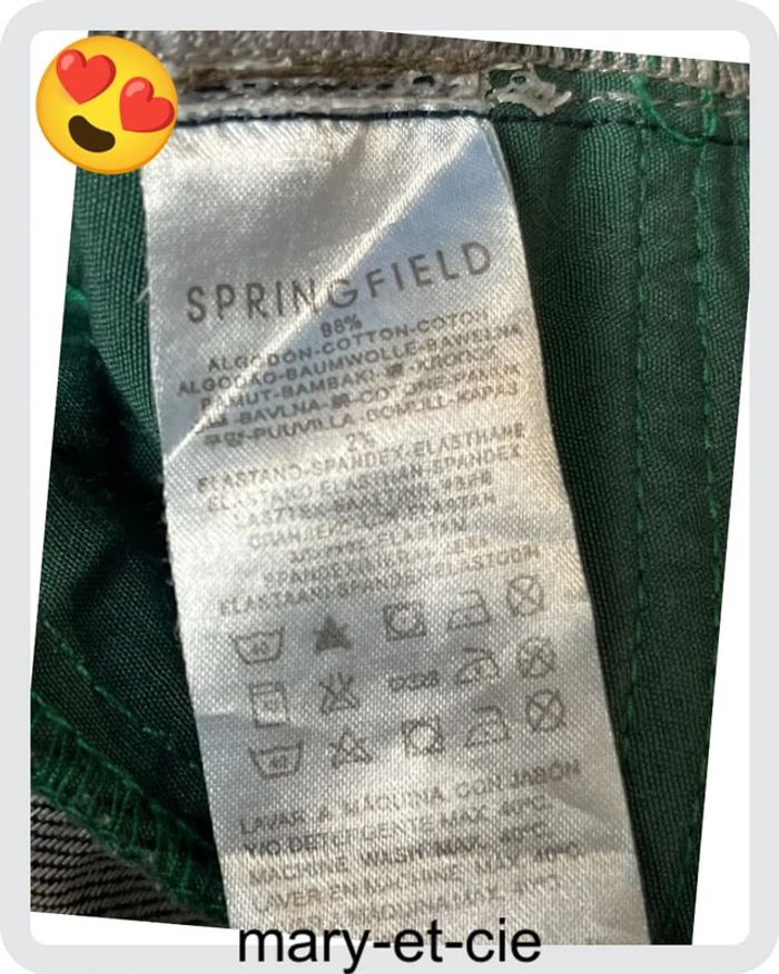 SOLDÉ - Jeans troué Springfield taille 36 - photo numéro 6