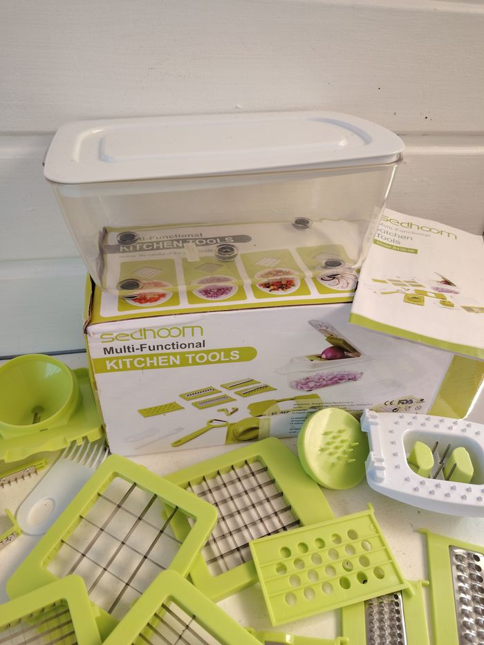 🥕Coupe-Légumes Multifonction 12-en-1 - Marque Sedhoom - photo numéro 5