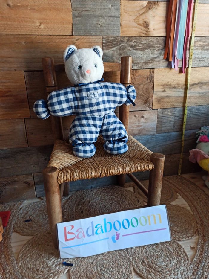 peluche vintage tartine et chocolat