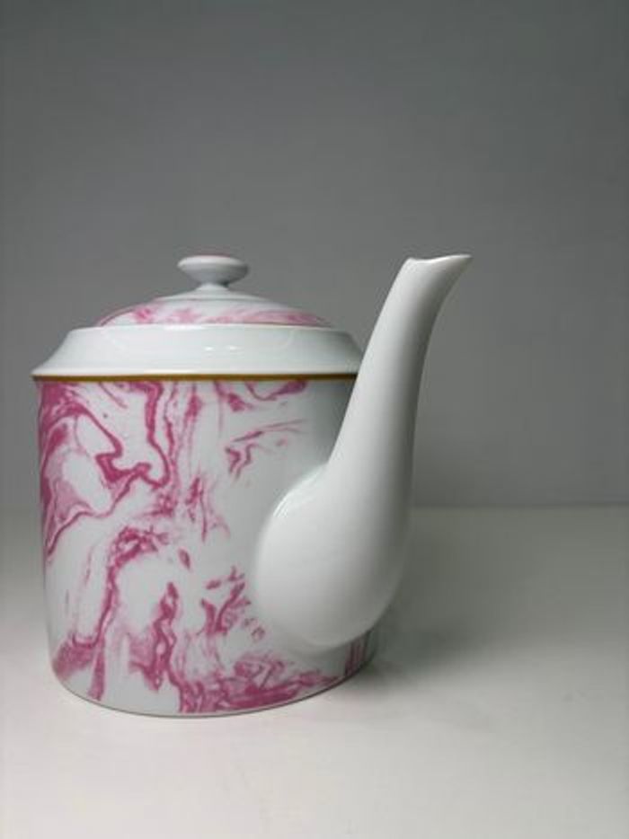 Théière Magique RICE - Effet Marbré Rose & Or - photo numéro 6
