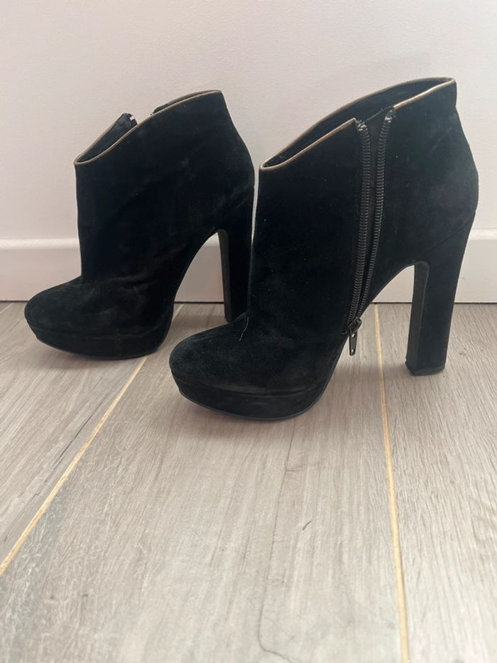 Low boots talon daim Minelli