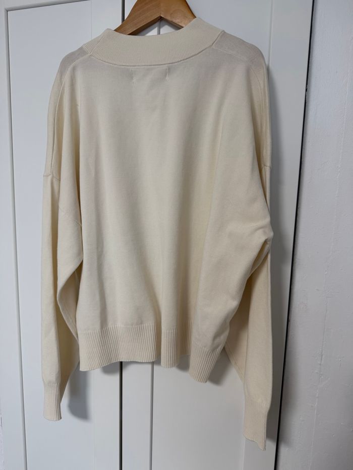 Pull fin écru mango taille M neuf avec étiquette - photo numéro 2