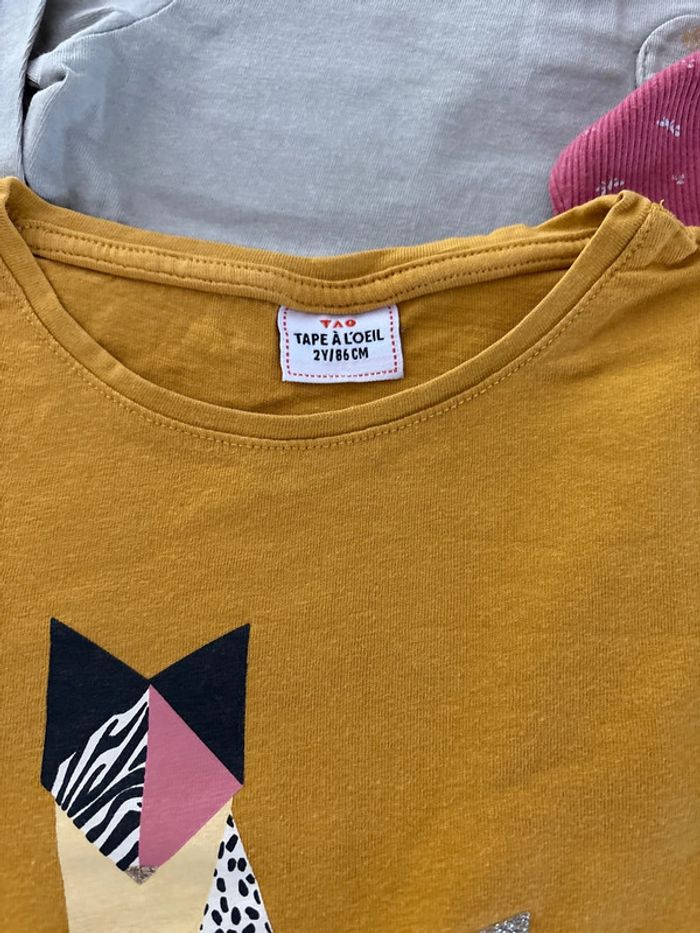 Lot de 4 tee-shirts Multimarque 24mois - photo numéro 5