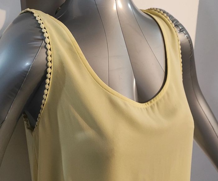 Chemisier à bretelles jaune T:L - photo numéro 2