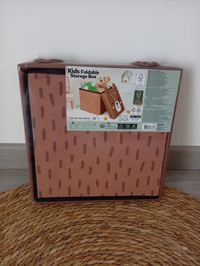 Boite de rangement pliable pour enfant - photo numéro 2