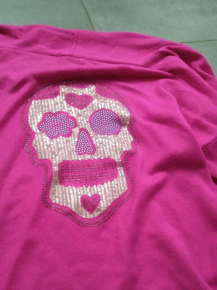 Gilet mi long skull neu - photo numéro 2