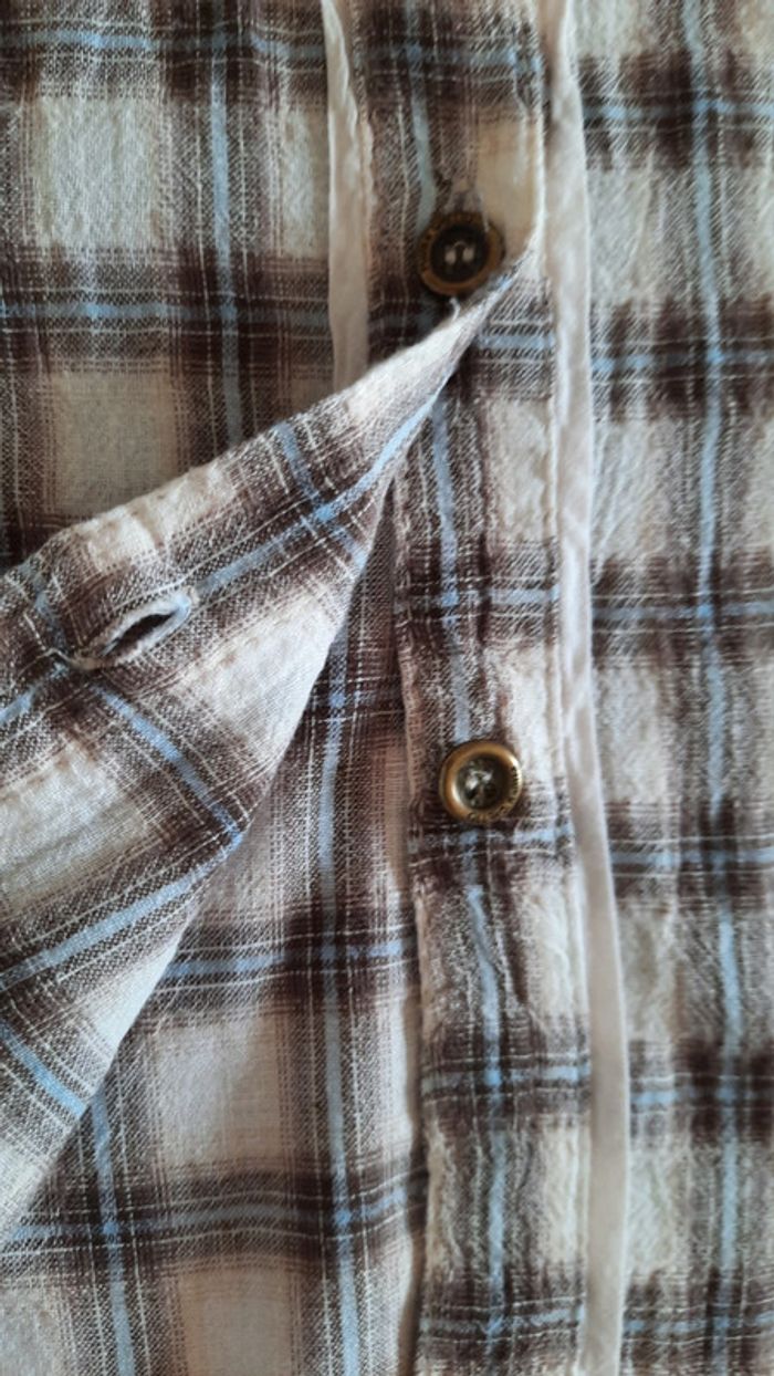 Chemise ton beige marron - photo numéro 13