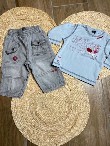 Ensemble jean et t-shirt 6 mois