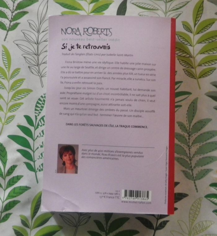 Si je te retrouvais de Nora Roberts Ed. Michel Lafon - photo numéro 2
