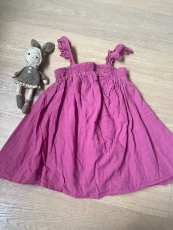 Robe à bretelles Kiabi gaze de coton 5 ans