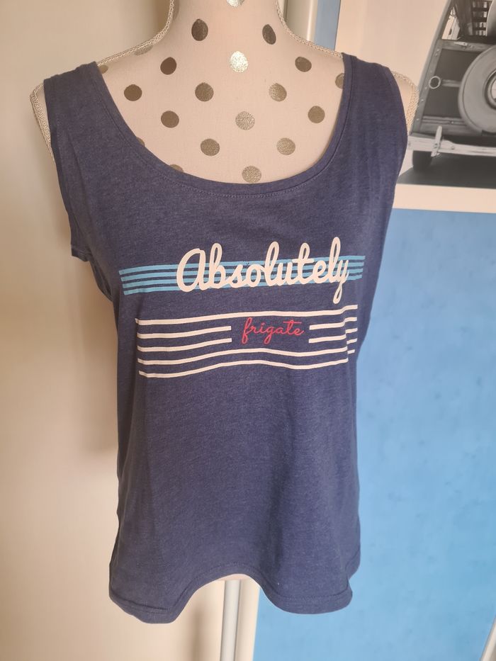 Débardeur bleu / Taille 46-48