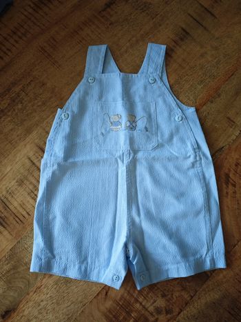 Salopette short 12 mois